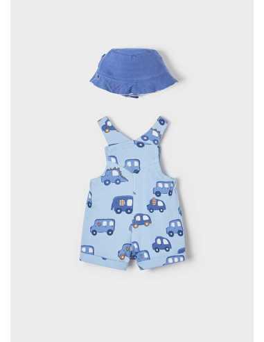 PETO CORTO Y GORRO REVERSIBLE