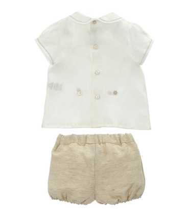 CONJ. -CM- BOM- TELA NIÑO MARFIL