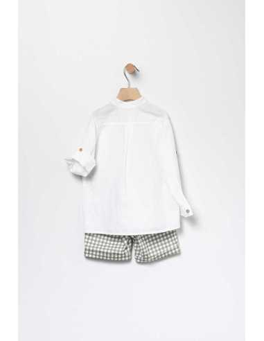 CAMISA-SHORT CUADRO