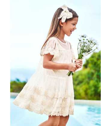 VESTIDO BORDADO TUL