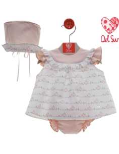 CONJUNTO JESUSIN BEBE CON CAPOTA