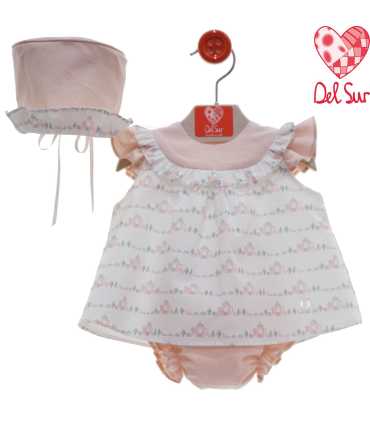 CONJUNTO JESUSIN BEBE CON CAPOTA