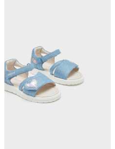 SANDALIA TEXTIL CORAZON 2