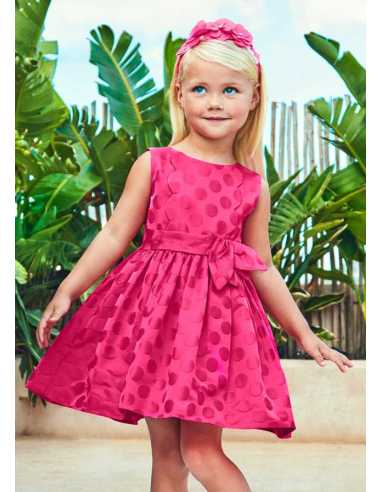 VESTIDO JACQUARD TOPOS