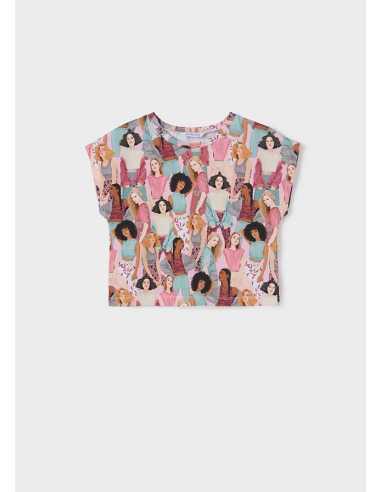 CAMISETA M-C ESTAMPADA