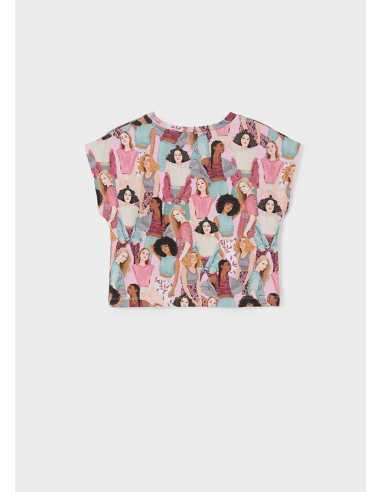 CAMISETA M-C ESTAMPADA