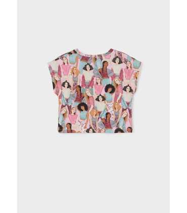 CAMISETA M-C ESTAMPADA