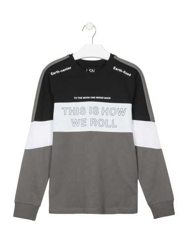 CAMISETA DE MANGA LARGA CON P