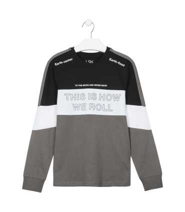 CAMISETA DE MANGA LARGA CON P