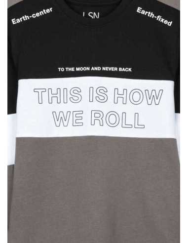 CAMISETA DE MANGA LARGA CON P