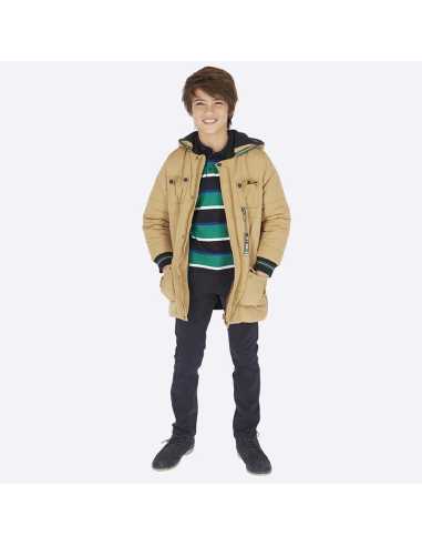 Pantalón chino largo cordón slim fit niño