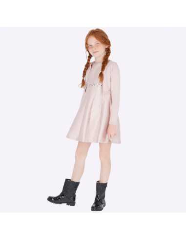 Vestido tafetán niña