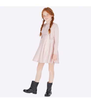 Vestido tafetán niña