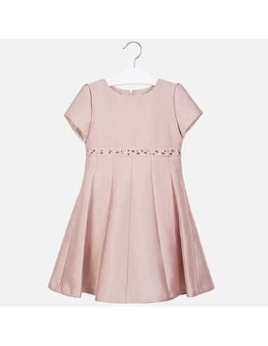 Vestido tafetán niña