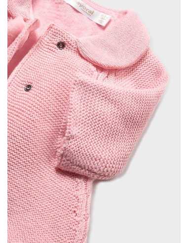 ABRIGO TRICOT Y GORRO