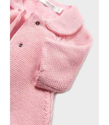 ABRIGO TRICOT Y GORRO