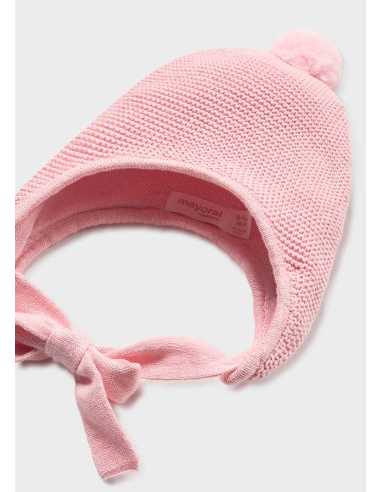 ABRIGO TRICOT Y GORRO