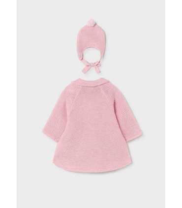 ABRIGO TRICOT Y GORRO