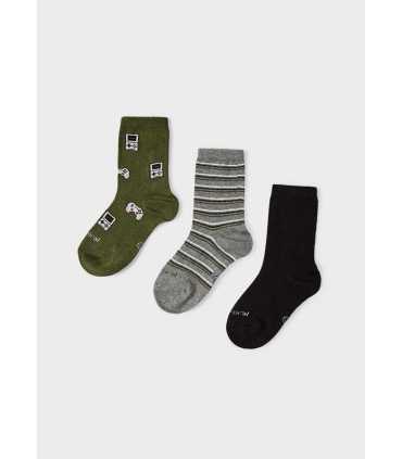 SET 3 CALCETINES JACQUARD LISO