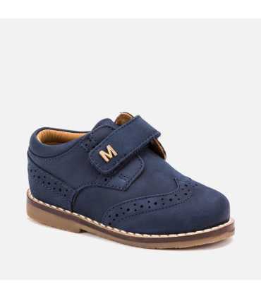 Zapatos blucher piel bebé niño
