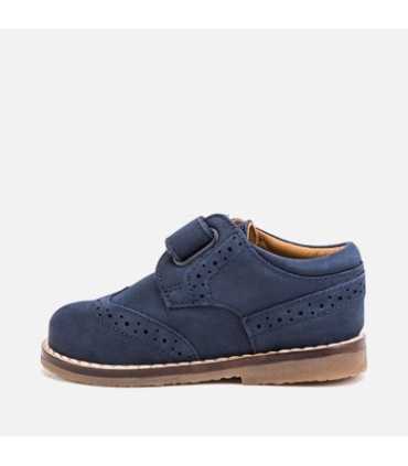 Zapatos blucher piel bebé niño