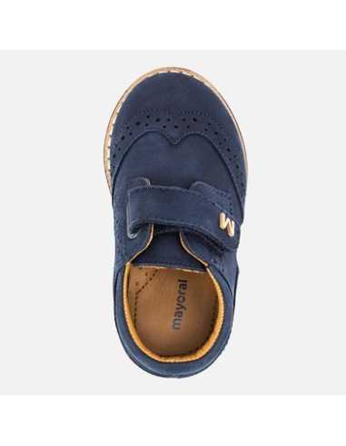 Zapatos blucher piel bebé niño