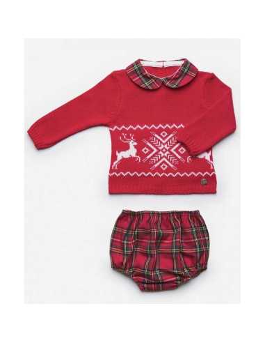 CONJ. BRAGA TELA CUADROS CIERVO