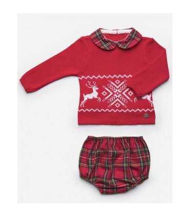 CONJ. BRAGA TELA CUADROS CIERVO