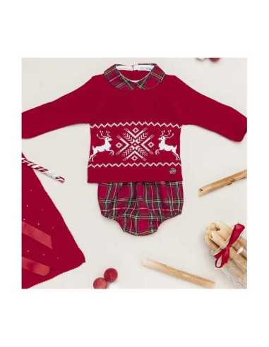 CONJ. BRAGA TELA CUADROS CIERVO