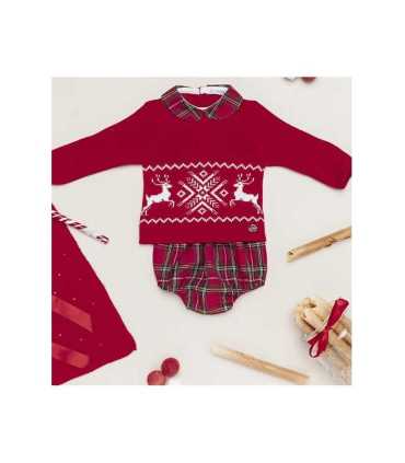 CONJ. BRAGA TELA CUADROS CIERVO