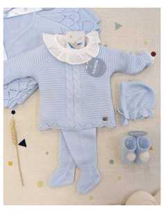 CONJ. POLAINA 3P DOBLE LIN TRENZAS 2