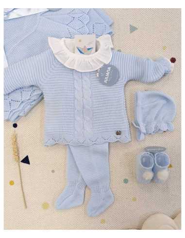 CONJ. POLAINA 3P DOBLE LIN TRENZAS