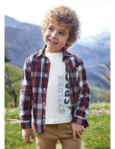 CAMISA M-L CUADROS VIELLA