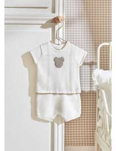 CONJ. PANT. CORTO TRICOT