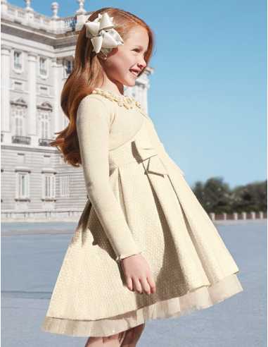 VESTIDO JACQUARD FLORES