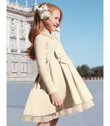 VESTIDO JACQUARD FLORES