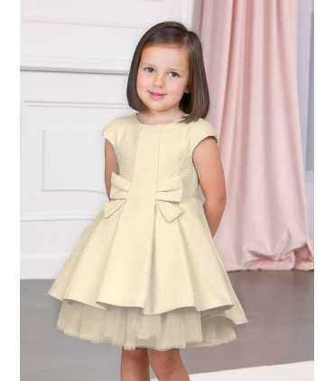 VESTIDO JACQUARD FLORES