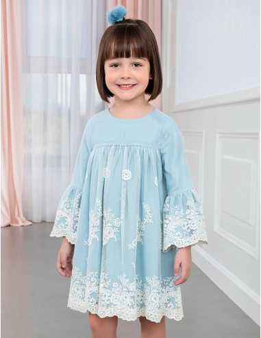 VESTIDO TUL BORDADO