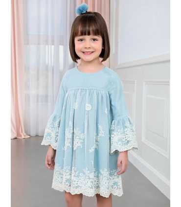 VESTIDO TUL BORDADO