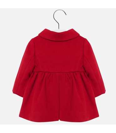 Abrigo muflon lazo bebé niña