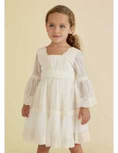 VESTIDO TUL BORDADO PUNTILLAS