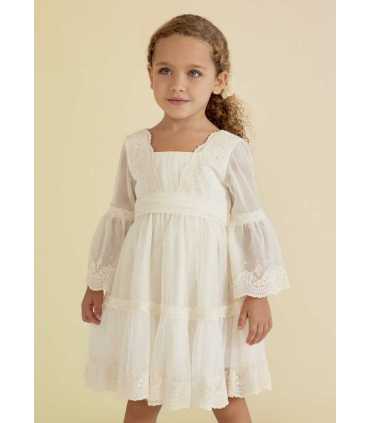 VESTIDO TUL BORDADO PUNTILLAS