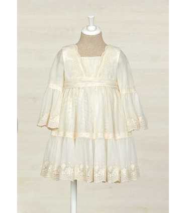 VESTIDO TUL BORDADO PUNTILLAS