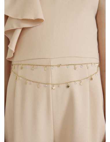 MONO CREPE CINTURON CADENILLA