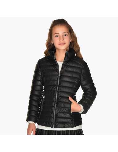 Chaquetón polipiel elástica niña