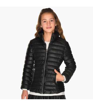 Chaquetón polipiel elástica niña