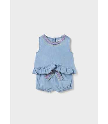 CONJ. SHORT TEJANO BORDADO