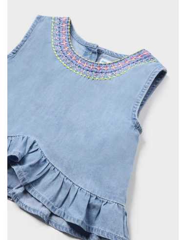 CONJ. SHORT TEJANO BORDADO