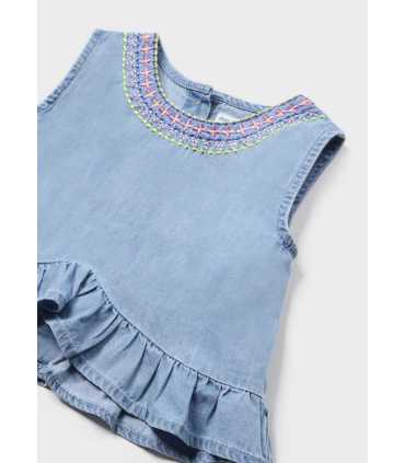 CONJ. SHORT TEJANO BORDADO