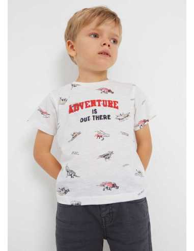 CAMISETA M-C ESTAMPADA